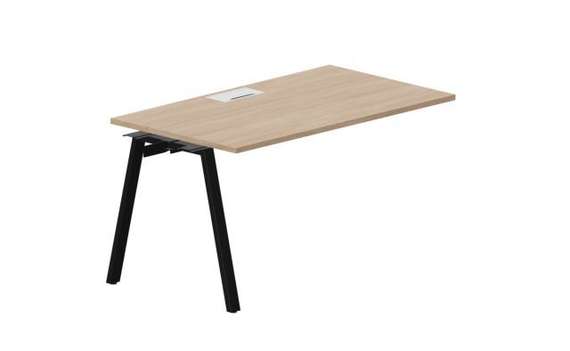 стол Arena 1380х780х750мм (металлический аутлет) - приставной элемент