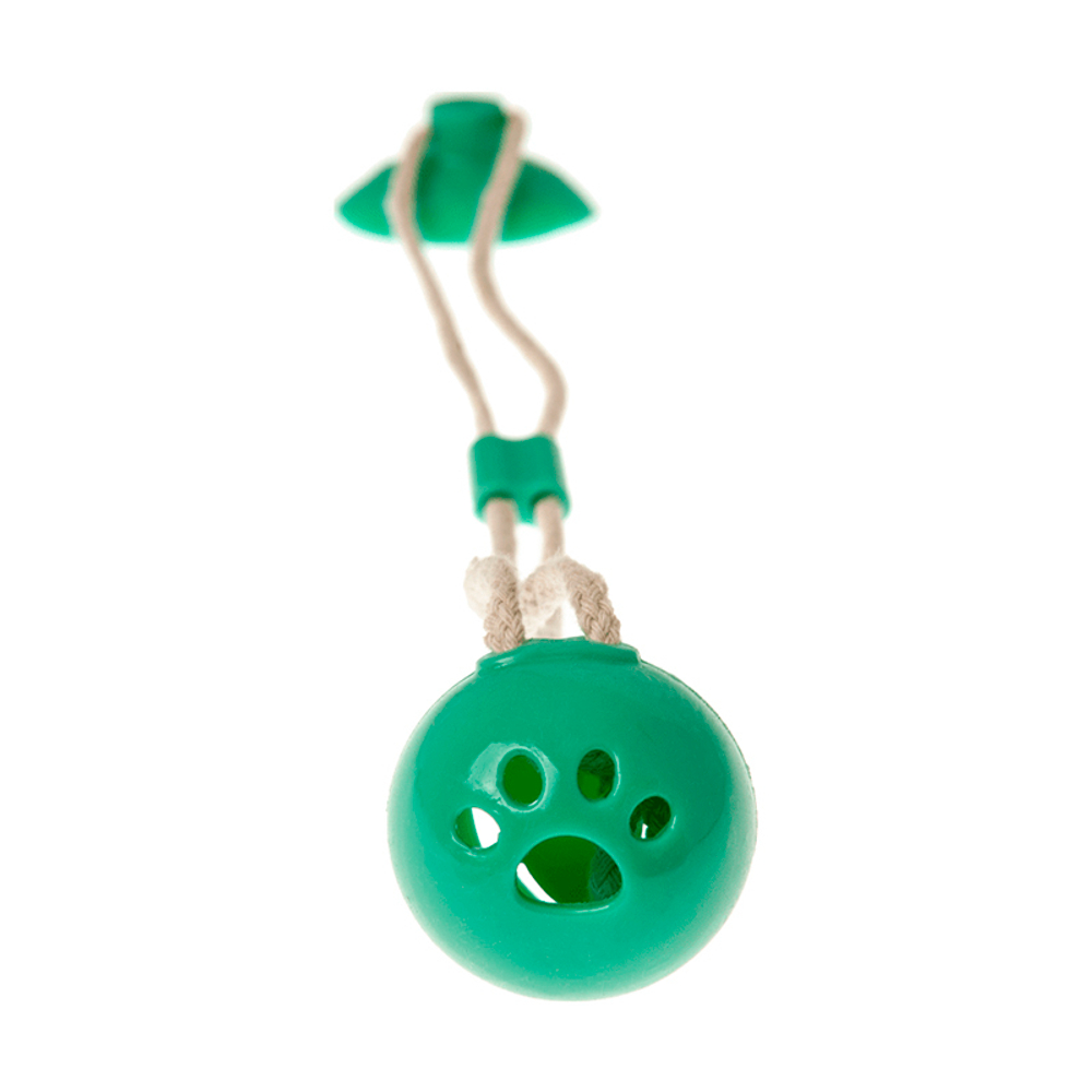 Игрушка M-PETS "Листочек" с кошачьей мятой с дозатором для угощений, для кошек