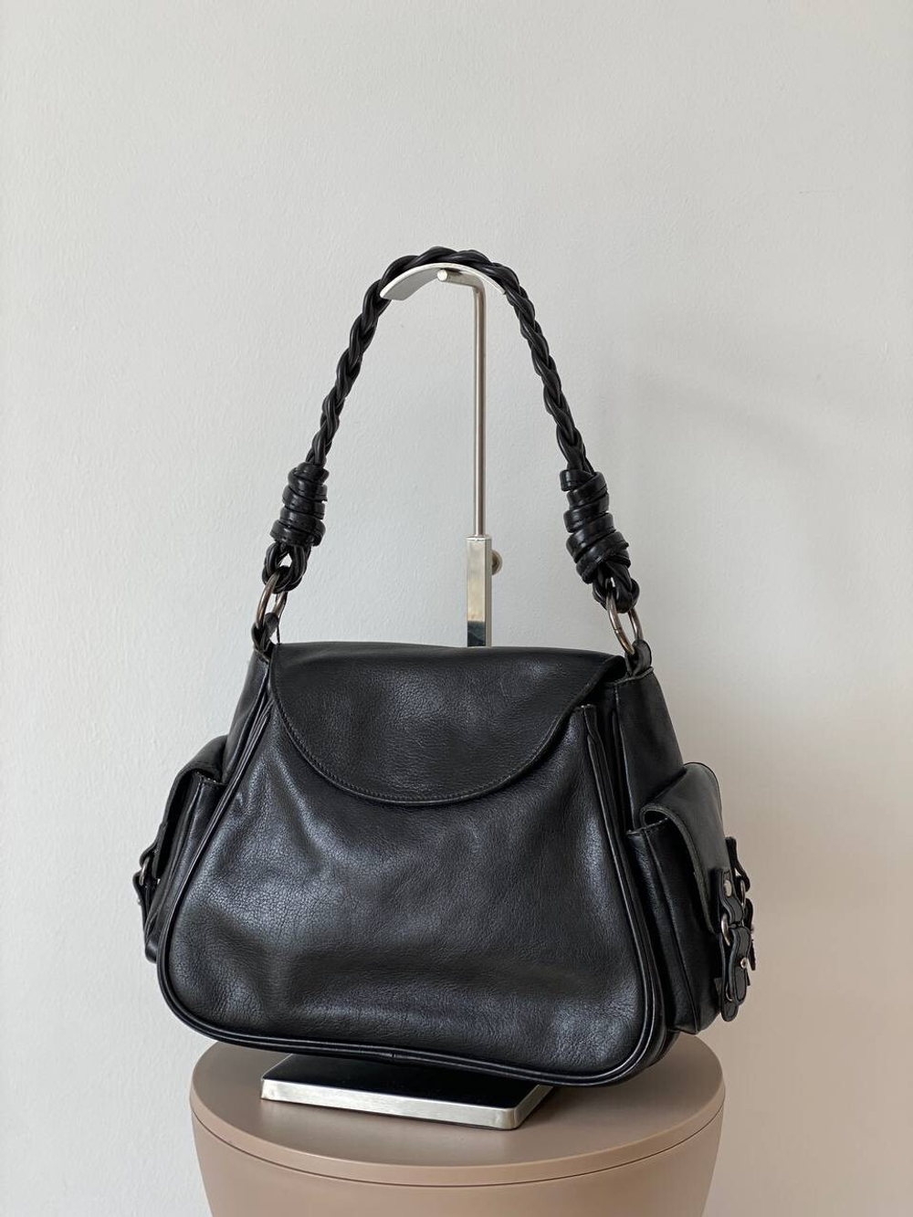 19247 BLACK Сумка жен. нат. кожа 27*11*22