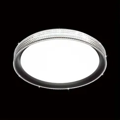 3049/DL PALE SN 183 Светильник пластик/белый/черный LED 48Вт 3000-6300K D395 IP43 пульт ДУ SHINY