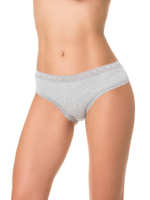 Трусики-слипы из деликатного хлопкового полотна (Размер: S) (Цвет: черный)