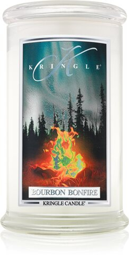 Kringle Candle Bourbon Bonfire - ароматическая свеча /   624  g  / GTIN 846853078977