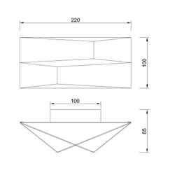 8156 Настенный светильник FUJI