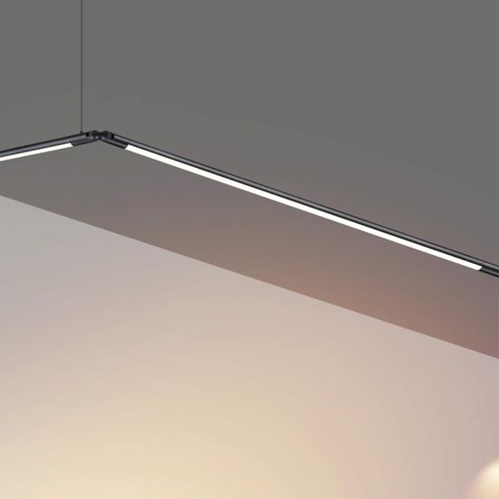 359372 KONST NT24 034 черный Светильник диммир. со сменой цв. температуры (управл. - пульт ДУ арт.359391 или приложение Smart Life) IP20 LED 30W 48V 3