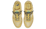 Travis Scott x Nike Air Max 1 "saturn gold" retro barb mesh anti-slip, wear-resistant, breathable, wrapping, lightweight, low-cut casual running shoes for men and women with the same saturn gold