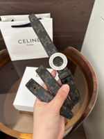 TAURILLON Кожаный двусторонний ремень с логотипом