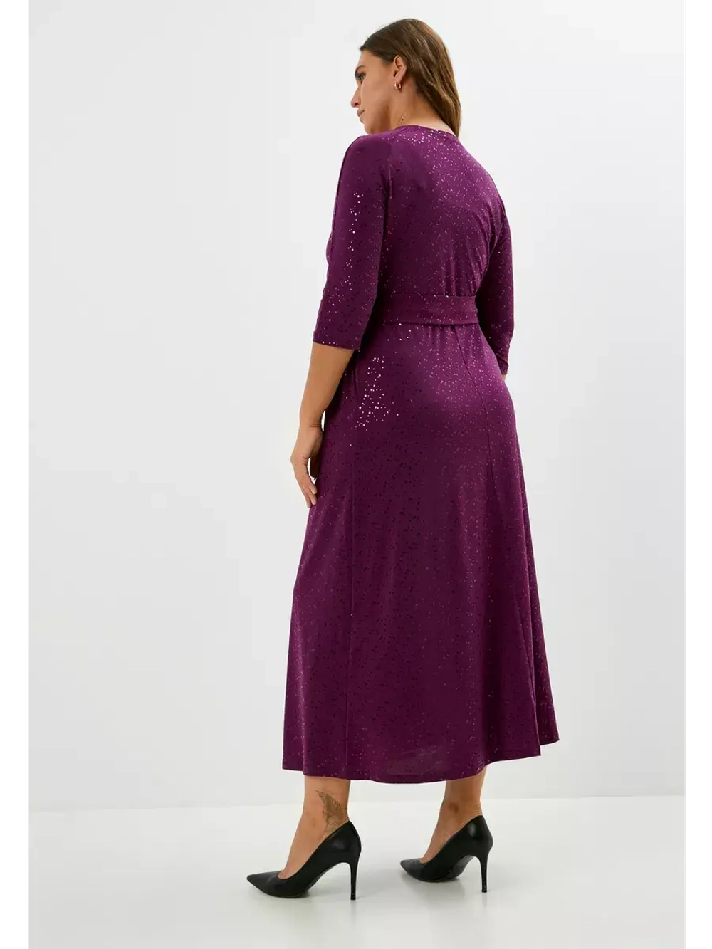 Платье с пайетками нарядное больших размеров