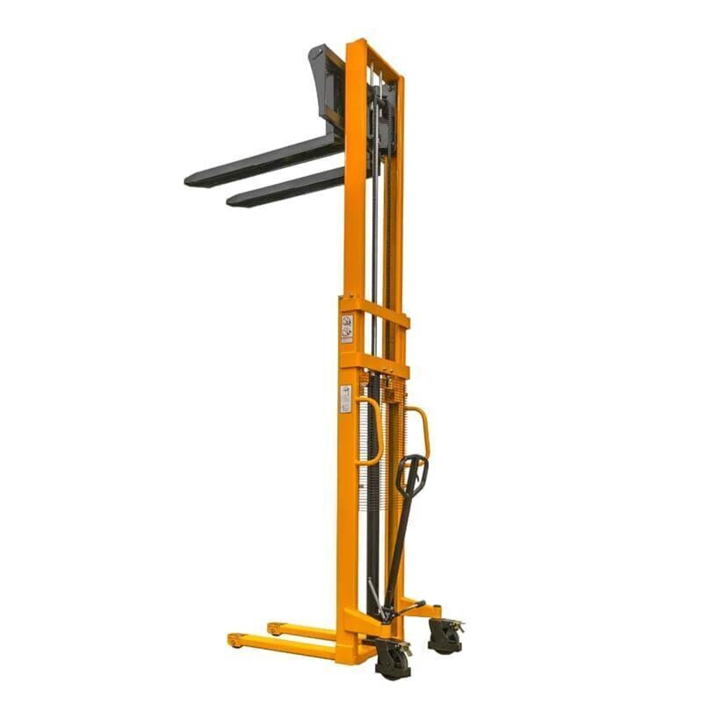 Ручной гидравлический штабелер SDJA 1530 (г/п 1.5 т, 3 м, раздвижные вилы) SMART