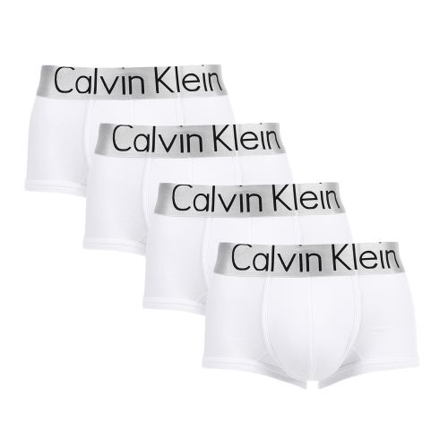 Мужские трусы боксеры белые набор 4 в1 Calvin Klein CK52465