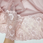 Вышивка на сетке ПУДРА, 18см