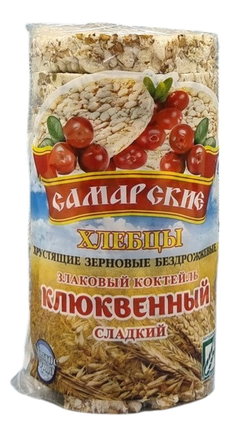 хлебцы Самарские [Злаковый коктейль КЛЮКВА] 100гр (1х30)