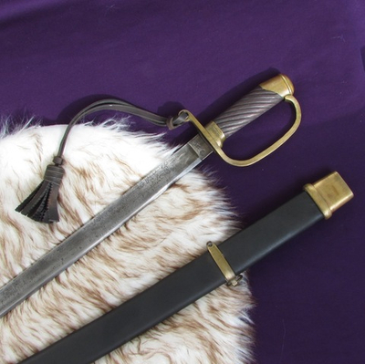 Реплика шашка солдатская Драгунская кованая, образца 1881 года