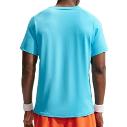 Теннисная футболка Nike Court Advantage Dri-Fit Tennis - baltic blue/black
