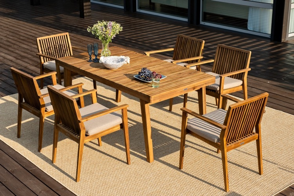 Обеденная группа из акации MONA L