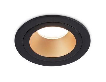 Встраиваемый точечный светильник 1*GU5.3 TN102825 BK/GD черный/золото Techno Spot Technic base Ambrella