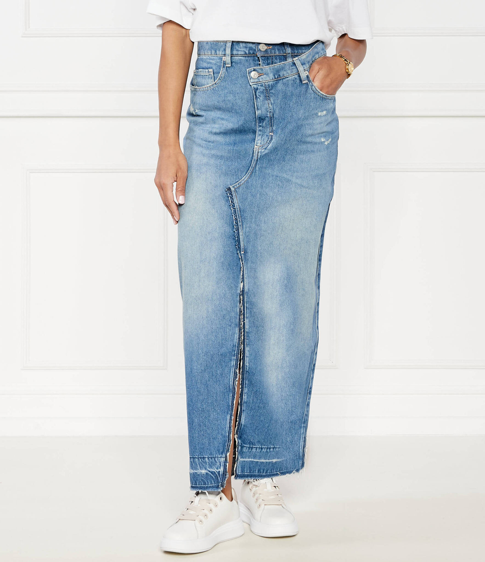 Джинсовая юбка BOSS ORANGE - голубой(50518230)