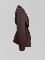 Пиджак Bisher 1230 свободного кроя широкий с поясом в комплекте