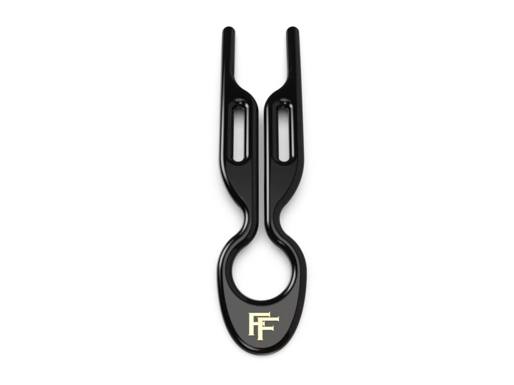 NO 1 HAIRPIN | BLACK - 3X HAIRPINS/BOX / Шпильки No1 Hairpin Черного цвета (набор из 3 шпилек)