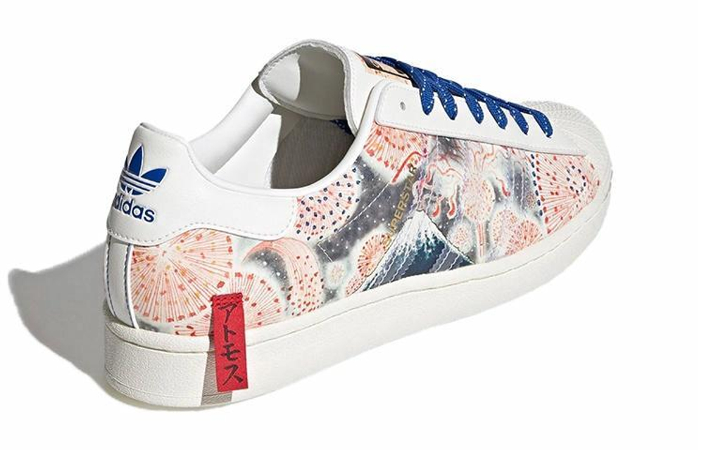 Кроссовки Atmos X Three Tides Tattoo X Adidas Originals Superstar "Mt. Fuji"