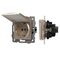 Механизм розетки влагозащищённый SCT-MCP-PL-GD-V (250V, 16A) Arlight 049837