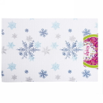 Салфетка на стол 45*30см плетеная «Снежинки»