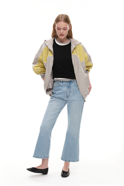 Джинсы укороченные (Brigitte), голубые