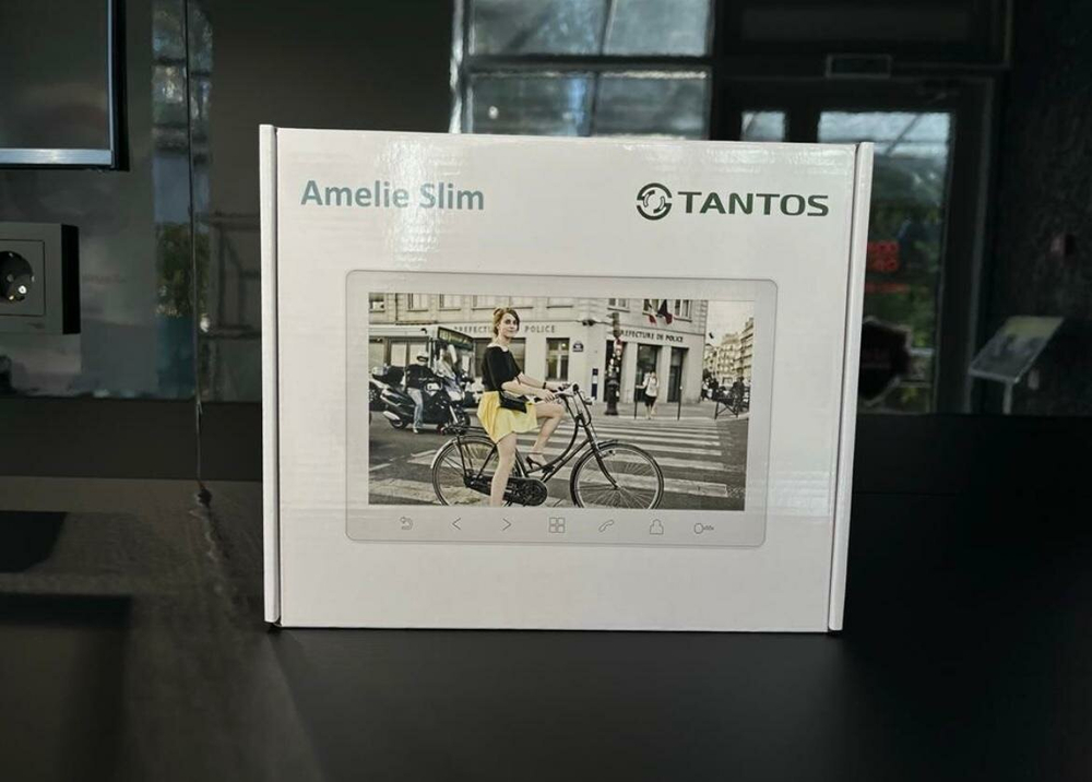 Монитор видеодомофона Amelie Slim (White) HD SE