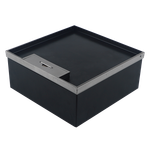 Лючок в пол 18 мод. (6 мод. 45х45 мм. + 6 мод. 22.5х45 мм.) верт. установка,  металл