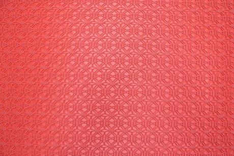 Полотно вязаное на трикотаже коралловое