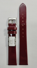 16 мм. Ремень кожаный. Гладкий лаковый.