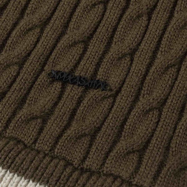 Свитер Lamb коричневый/бежевый - фото 5