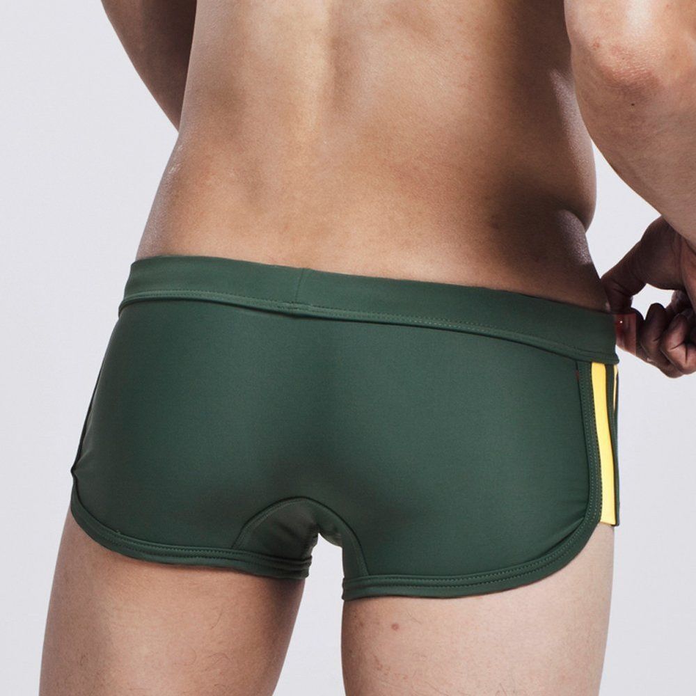 Мужские плавки хипсы зеленые Seobean Green Athletic Hip Boxer