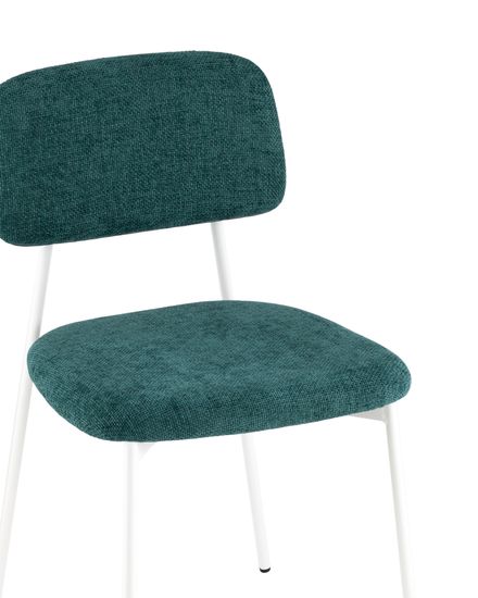 Стул Chao темно-зеленый белые ножки 4 шт.