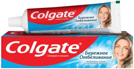 Зубная паста Colgate Бережное отбеливание, 100 мл