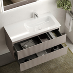 Тумба подвесная под раковину Sancos Snob R правая, Doha Soft 995х445х500