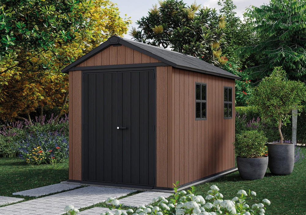 Пластиковый хозблок Keter Newton Plus 975 brown