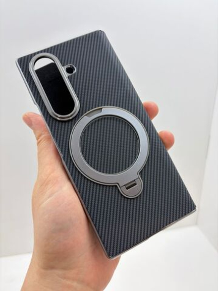 Чехол-книга POSCHE DESIGNE MagSafe и подставкой для Samsung Z FOLD 7