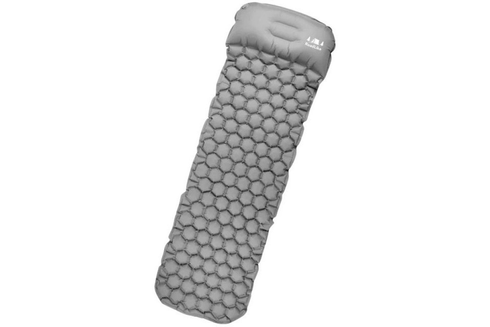 Коврик надувной туристический RoadLike Venture Серый