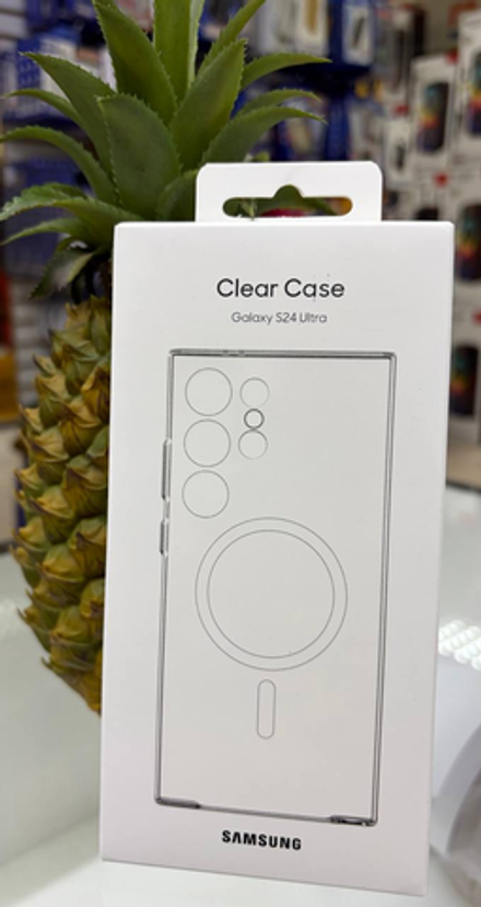 Прозрачный чехол MagSafe Clear Case для Samsung S24 Ultra