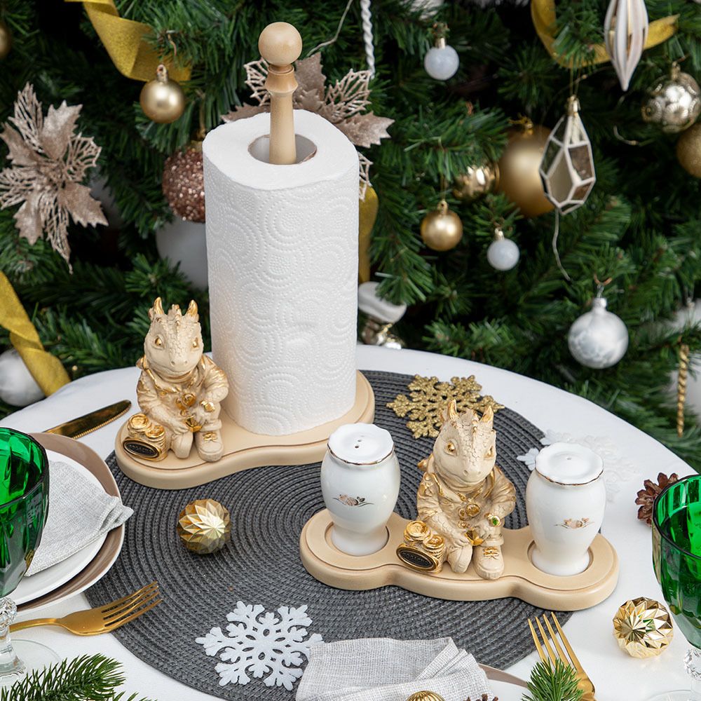 Держатель для полотенец Дракон Раймонд Айвори