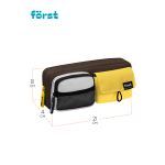 Пенал мягкий 1 отделение, 2 кармана, 210*80*40 Först "Yellow cab", полиэстер