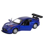 Модель 1:43 Maserati Gran Turismo MC GT4, синий, инерция, откр. двери