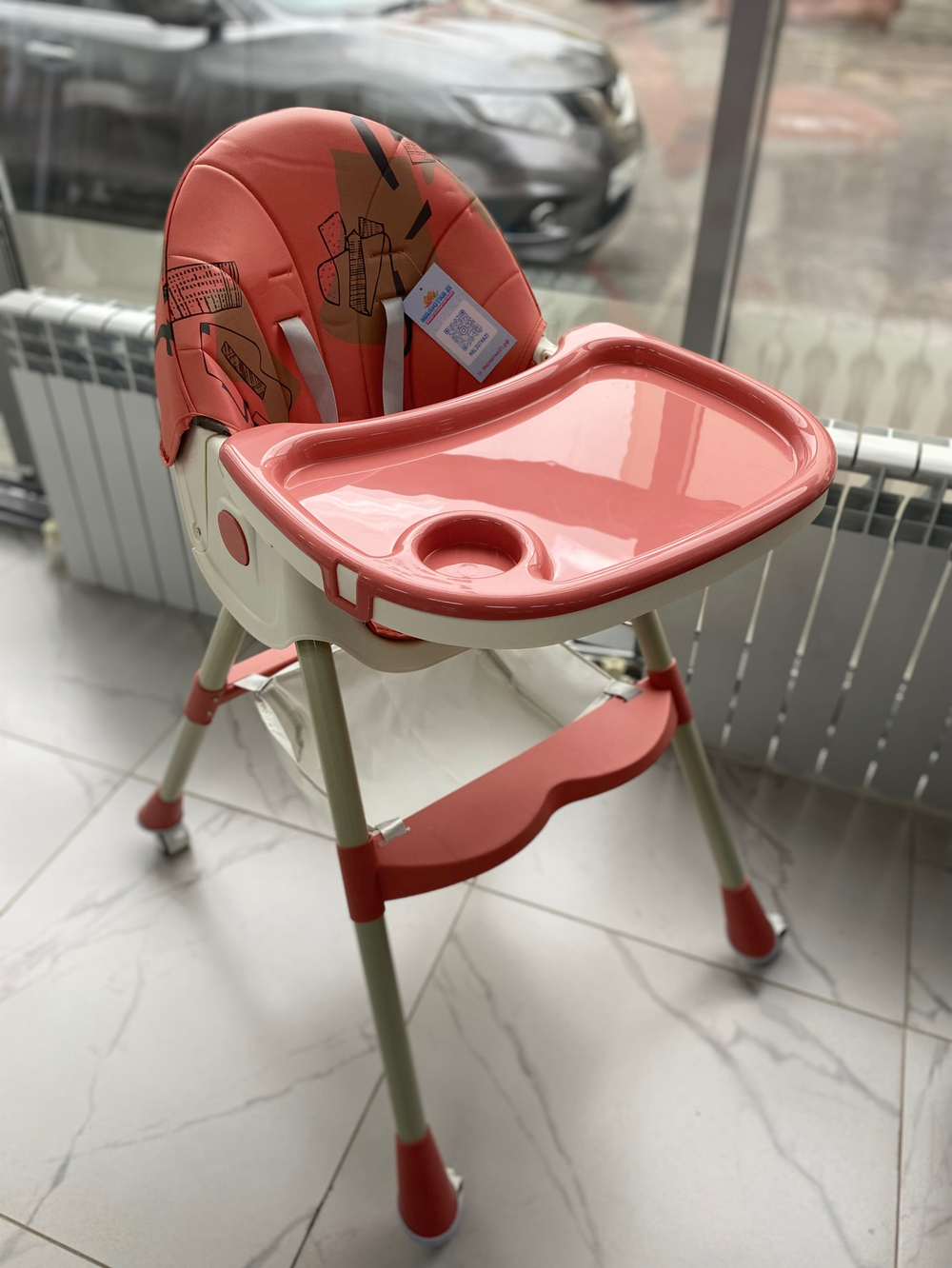 Стул для кормления luxmom Q2 Оранжевый