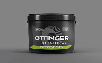 Краска дисперсионная акриловая OTTINGER Interior Matt интер. база 3 2.5л