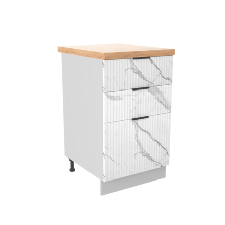 Кухня Модуль СМЯ 500 Монца Белый софт