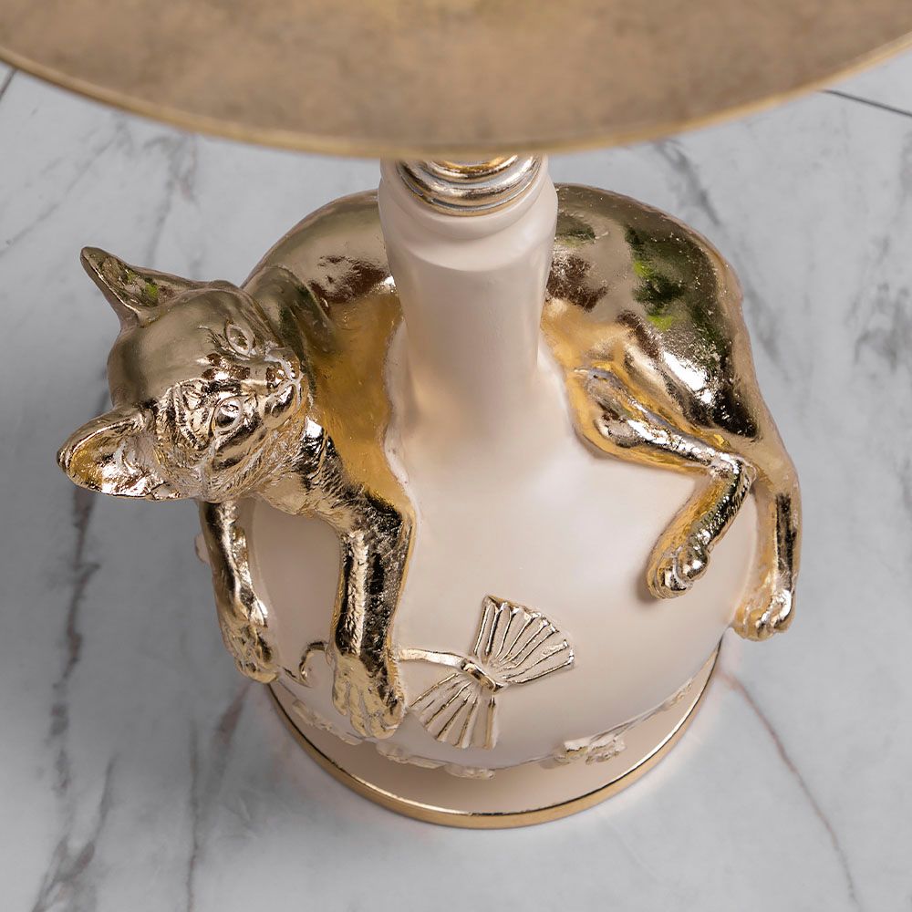 Столик декоративный Кошка Агнесса Айвори