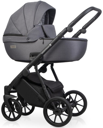 Детская коляска Riko Basic Montana X 3 в 1 04 графит
