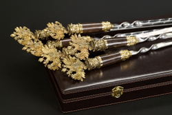 Подарочный набор шампуров в кейсе "Держава"