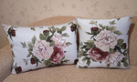 Декоративный гобеленовый чехол для интерьерной подушки Пионы 50*70