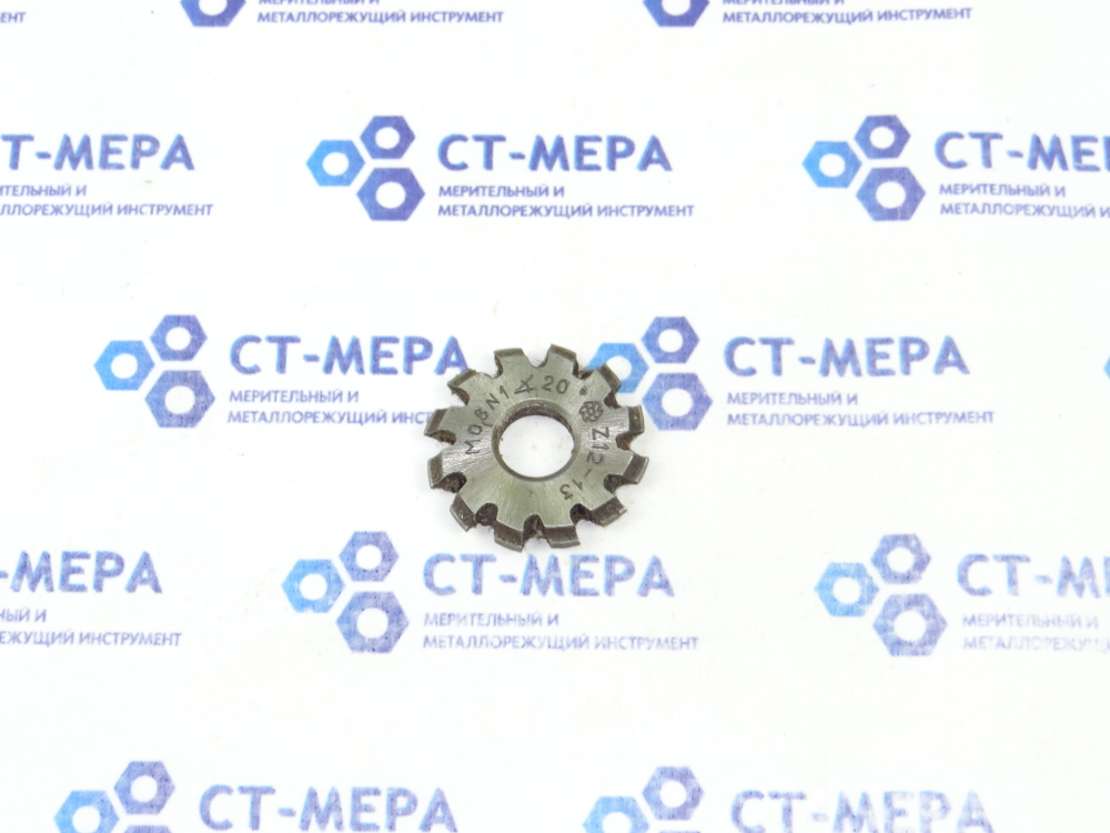 Фреза модульная М0.8 №1 z=12 dпос=10 D=30